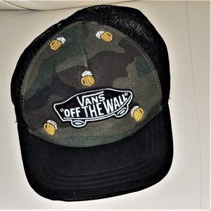 Vans Off The Wall Men's Black Mesh Camouflager Cap
